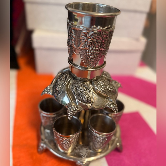 Kiddush set 8 piece - Picture 1 of 5